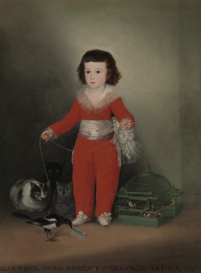 Manuel Osorio Manrique de Zuñiga 1784-1792, 1787-88. by Francisco de Goya