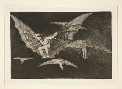 Uçma Modu (A Way of Fly), pl. 13 diziden Atasözleri by Francisco de Goya
