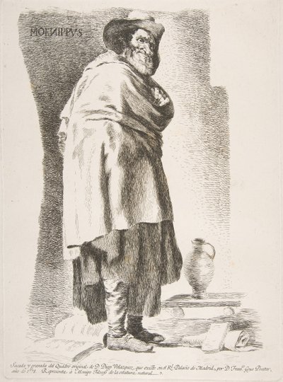 Moenippus Menipo Filozofu, 1778. by Francisco de Goya