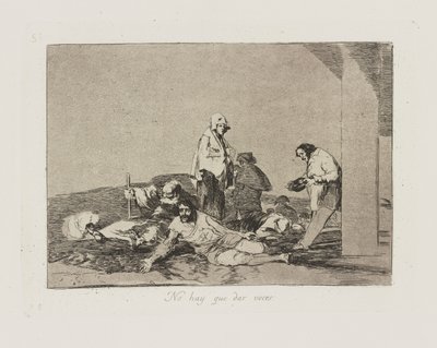 Bağırmak zorunda değilsin. (Öğe by Francisco de Goya