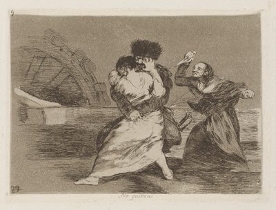 Hiçbir quieren [sic] (Yapmazlar by Francisco de Goya