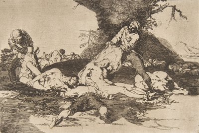 Savaş Los Desastres de La Guerra Felaketlerinden Plaka 16: Onlar ..., 1810, 1863