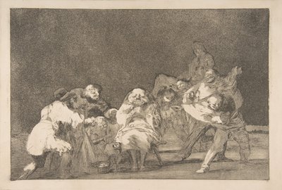 'Benzersizler'den Levha 17: Sadakat, yakl. 1816-23 özel baskı ca.1854. by Francisco de Goya