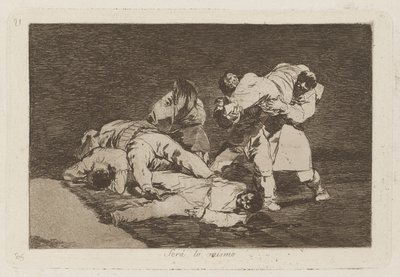 Olmak? Aynı Olacak, Savaşın Felaketlerinden 21. Levha by Francisco de Goya
