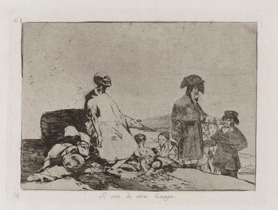 Başka Bir Cinstenlerse (Belki Başka Bir Cinstenler), Savaşın Felaketlerinden Levha 61 by Francisco de Goya