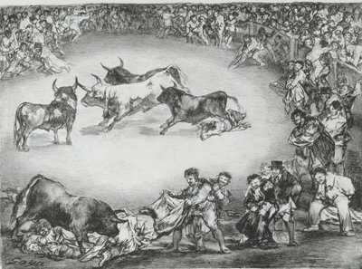 'Bordeaux Boğaları'ndan İspanyol Eğlencesi, 1825., 1825. by Francisco de Goya