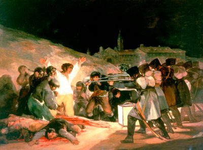 '3 Mayıs 1808'deki Çekimler', 1814 by Francisco de Goya