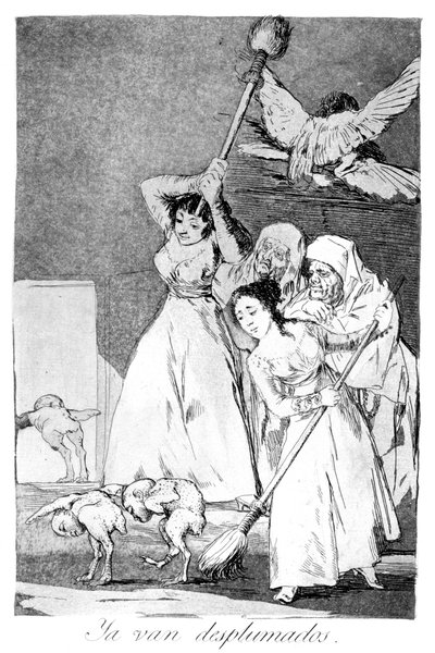 İşte gidiyorlar, koparıldılar, 1799 by Francisco de Goya