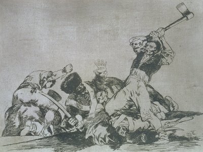 193-0082184 Aynı, 'Savaşın Felaketleri'nin 3. plakası by Francisco Jose de Goya y Lucientes