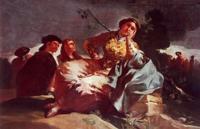 Randevu by Francisco Jose de Goya y Lucientes