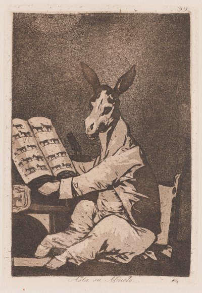 Dedesi Kadar Bildiğimde, 18. yüzyılın sonu-erken 19. yüzyıl (baskı) by Francisco de Goya
