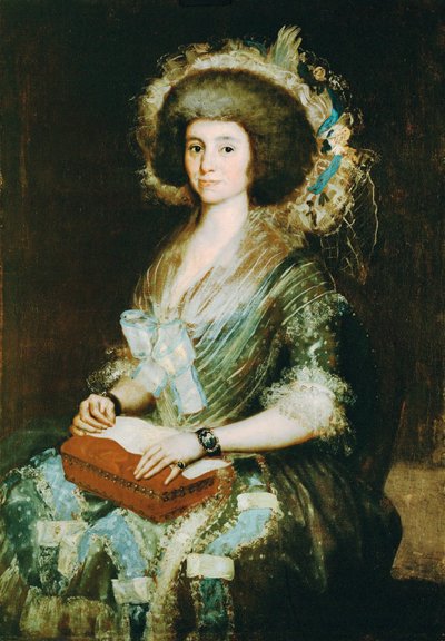 Dona Isabel Lobos de Porcel (tuval üzerine yağlıboya) by Francisco Jose de Goya y Lucientes