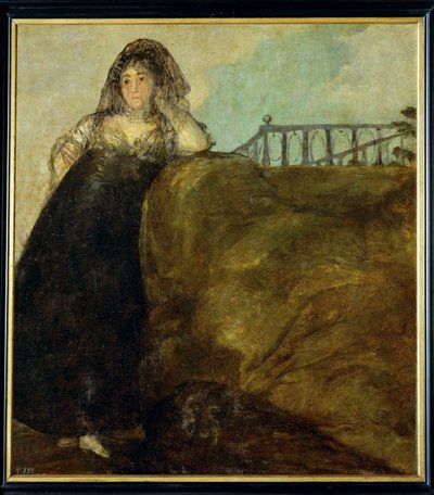 Dona Leocadia Zorrilla (tuval üzerine resim) by Francisco Jose de Goya y Lucientes
