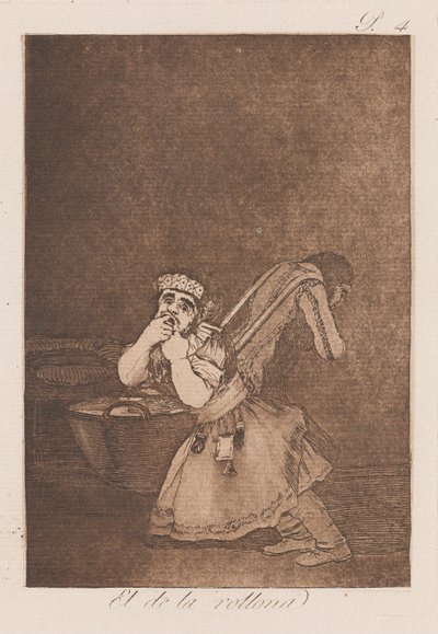 El de la Rollona, 18. yüzyılın sonu ve 19. yüzyılın başı (baskı) by Francisco de Goya
