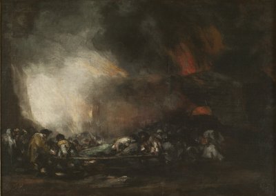 Hastane Yangını by Francisco Jose de Goya y Lucientes