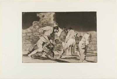 İnanılmaz - ve Biz Tanrı Tarafından Yapıldık, Los Proverbios'tan altıncı plaka by Francisco Jose de Goya y Lucientes
