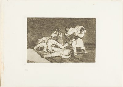 Aynı olacak, The Disasters of War'dan 21 numaralı levha by Francisco Jose de Goya y Lucientes