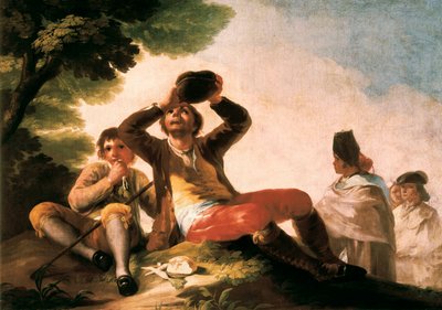 ""İçici"" Francisco de Goya y Lucientes (1746-1828). 1777.Madrid. Prado Müzesi. by Francisco Jose de Goya y Lucientes