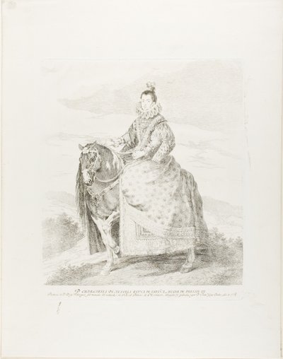 Avusturyalı Margaret by Francisco Jose de Goya y Lucientes