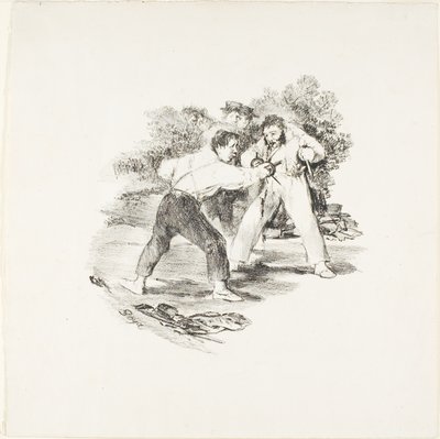 modern düello by Francisco Jose de Goya y Lucientes