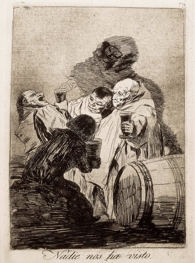 bizi kimse görmedi by Francisco de Goya