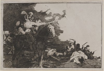 "Savaşın Felaketleri"nden anlaşamıyorlar by Francisco de Goya