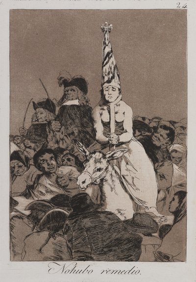 Bu Konuda Hiçbir Şey Yapılamaz (Nohubo remedio) by Francisco de Goya
