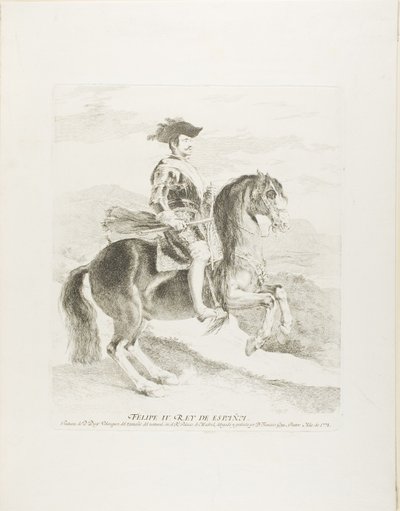 Filip V by Francisco Jose de Goya y Lucientes