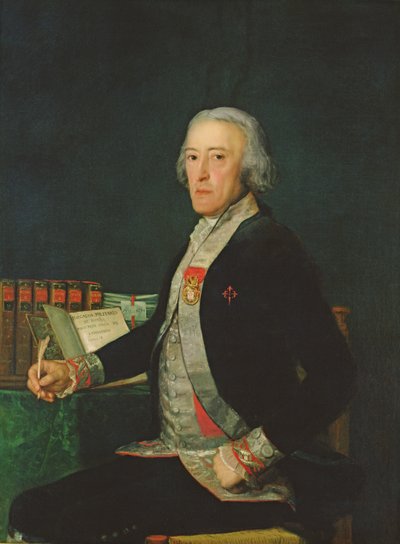 Felix Colon de Larriategui'nin Portresi by Francisco Jose de Goya y Lucientes