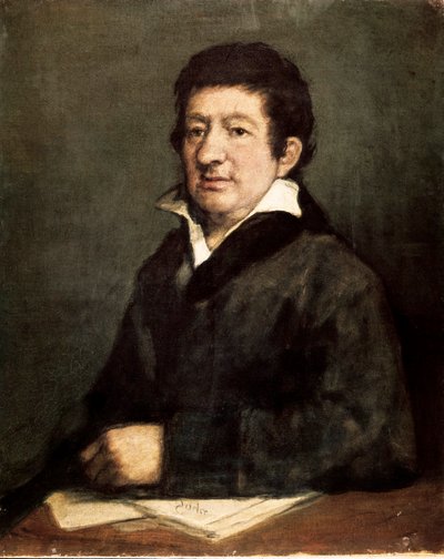 Leandro Fernandez de Moratin (1760-1828), İspanyol şair ve oyun yazarı portresi. Francisco de GOYA Y LUCIENTES