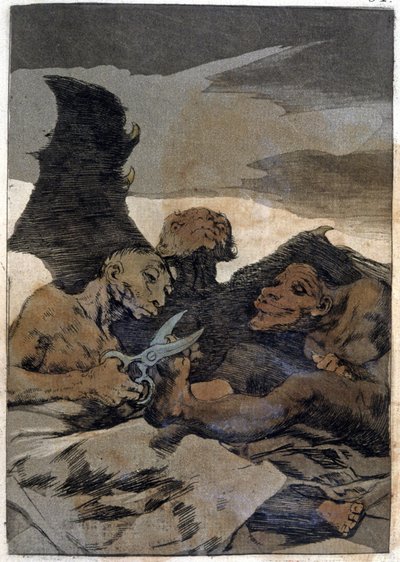 Se Repulen (İyi gidiyorlar), c. 1802 (gravür) by Francisco Jose de Goya y Lucientes