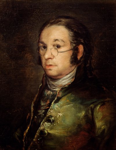 Gözlüklü Otoportre by Francisco de Goya