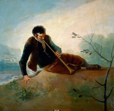 Çoban pipo oynuyor by Francisco de Goya