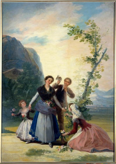 Francisco de Goya (1746-1828) 19. yüzyıl Bahar Tablosu. karartmak 2.77 X 1.92 m. Madrid. Prado Müzesi by Francisco de Goya