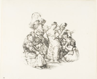 Endülüs dansı by Francisco Jose de Goya y Lucientes