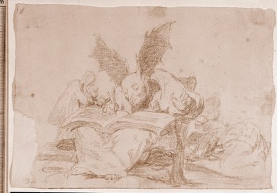 Savaşın Felaketleri: Kamu yararına karşı (hazırlık çizimi by Francisco de Goya