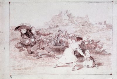 Savaşın Felaketleri : Gördüm (hazırlık çizimi by Francisco de Goya