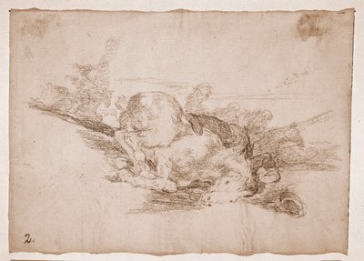 Savaşın Felaketleri: Her zaman olur (hazırlık çizimi by Francisco de Goya