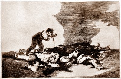 The Disasters of War: Para eso habeis nacido (bu yüzden doğdunuz) by Francisco Jose de Goya y Lucientes