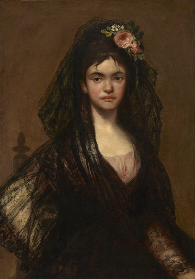 Madrileña, 19. yüzyılın sonlarında by Francisco de Goya