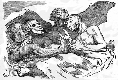 Tuvaletlerini yapıyorlar, c.1820 (gravür) by Francisco Jose de Goya y Lucientes