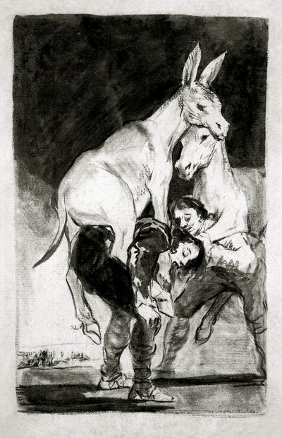 Sen Yapamayanlar by Francisco de Goya