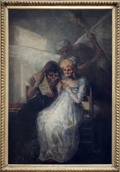 Zaman, dedi Les Vieilles. Francisco de Goya y Lucientes (1746-1828), tuval üzerine yağlı boya, 1808-1812 dolaylarında, 19. yüzyılın başlarında İspanyol sanatı. Lille Güzel Sanatlar Müzesi. by Francisco de Goya
