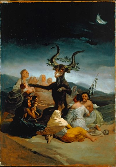 Cadıların Şabatı (tuval üzerine yağlıboya) by Francisco Jose de Goya y Lucientes