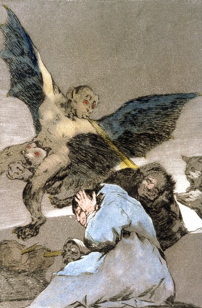 canavarlar, gravür 1797-1799 by Francisco Jose de Goya y Lucientes