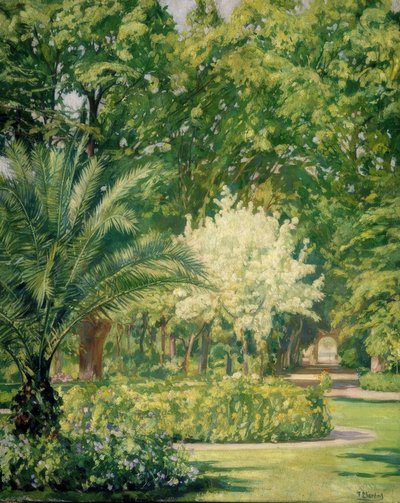 VERE CLARO-JARDIN BOTANICO – 1934–79X100 CM– by Francisco Llorens Diaz
