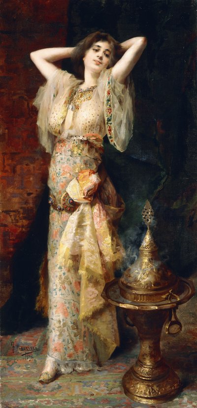 Odalıska, 1898 by Francisco Masriera y Manovens