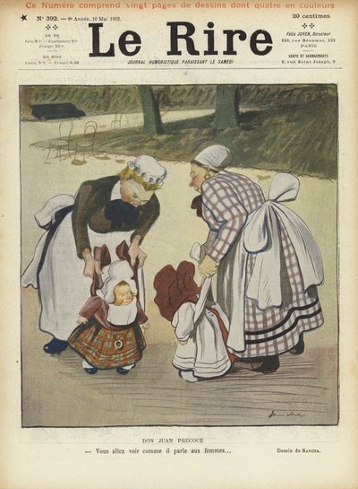 Le Rire için İllüstrasyon by Francisco Sancha y Lengo