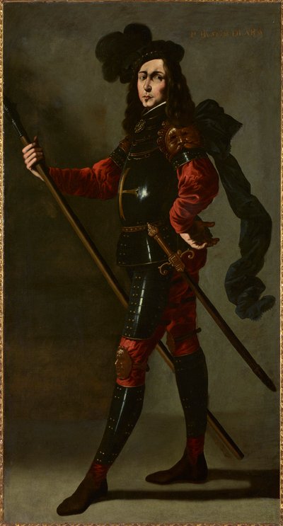 İnfante P. Bustos de Lara, yaklaşık 1640-1645. by Francisco de Zurbaran
