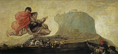 Asmodea veya Fantastik Vizyon by Francisco de Goya